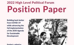 2022 High-Level Political Forum Position Paper for Rebuilding, SDG's, Rights of Women & Girls+
