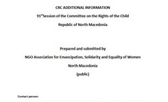 CRC Joint Alternative Report - Republic of North Macedonia, 2022