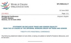 Gender & the World Trade Organization: Inclusive Trade & Gender Equality