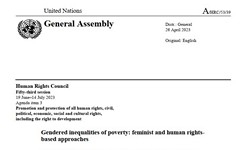 Gendered Inequalities of Poverty - Report of Working Group on Discrimination Against Women & Girls